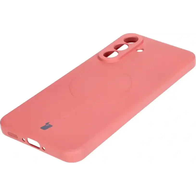 Bizon Case Силиконов Магнитен Sq Калъф за Samsung Galaxy A56 5G, тъмно розов - Image 3