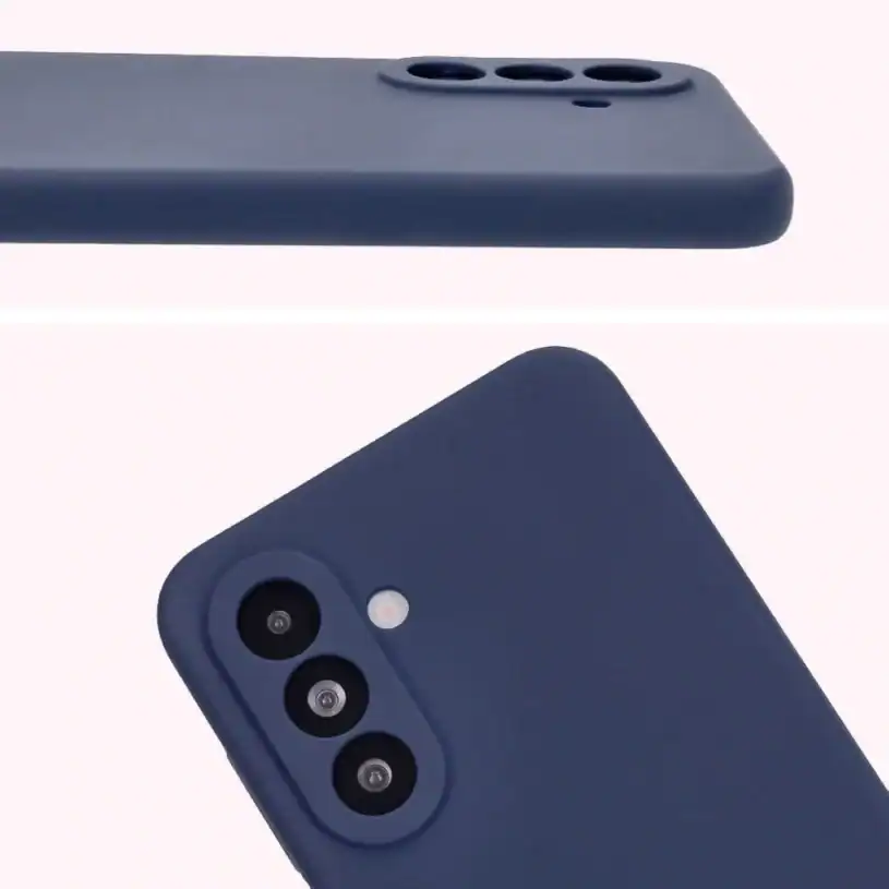 Bizon Soft Case Калъф за Samsung Galaxy A56 5G, тъмно син - Image 5