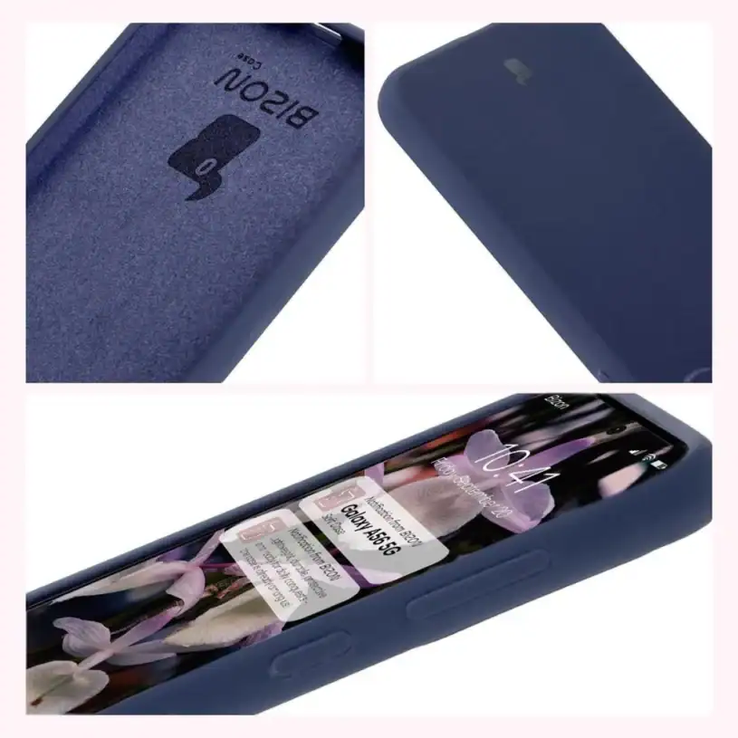 Bizon Soft Case Калъф за Samsung Galaxy A56 5G, тъмно син - Image 6