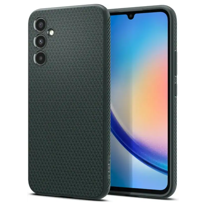 Удароустойчив Калъф за Samsung A34 5G Spigen Liquid Air, Зелен