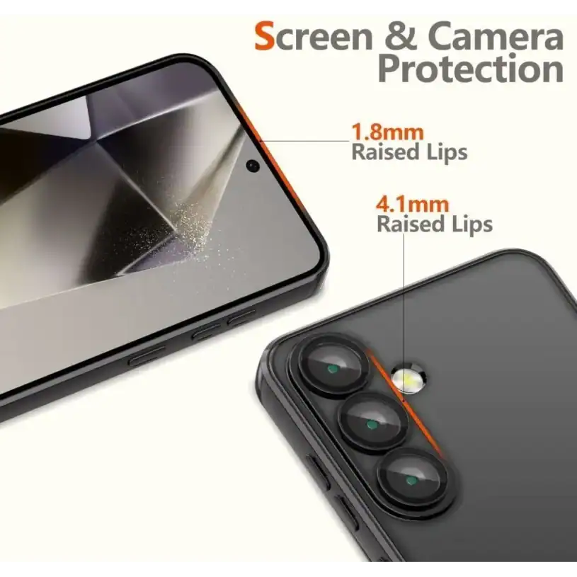 Case Tech-Protect Magflex MagSafe Калъф за Samsung Galaxy S25 Edge, блестящо черен - Image 3