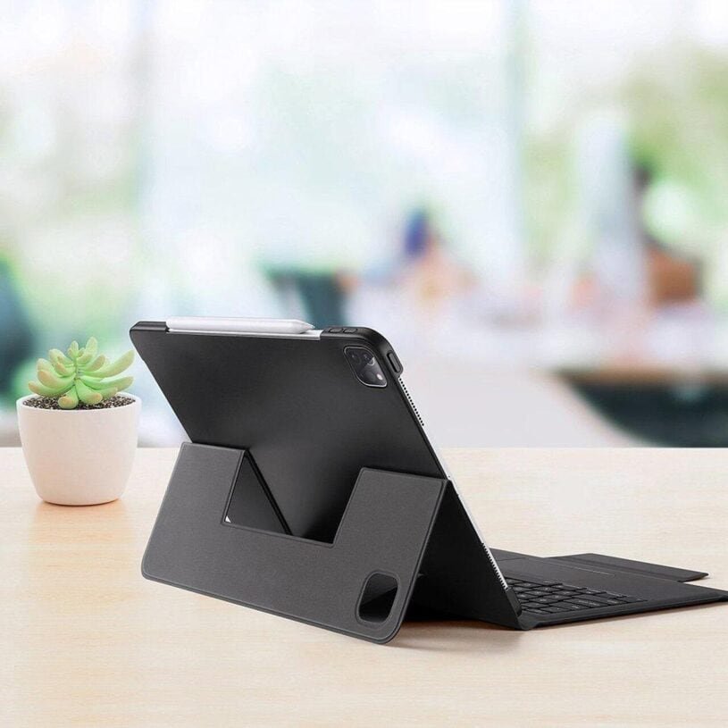 Калъф с клавиатура за iPad Pro 12.9 2021-2018, DUX DUCIS Touchpad Keyboard Case, Черен - Image 2