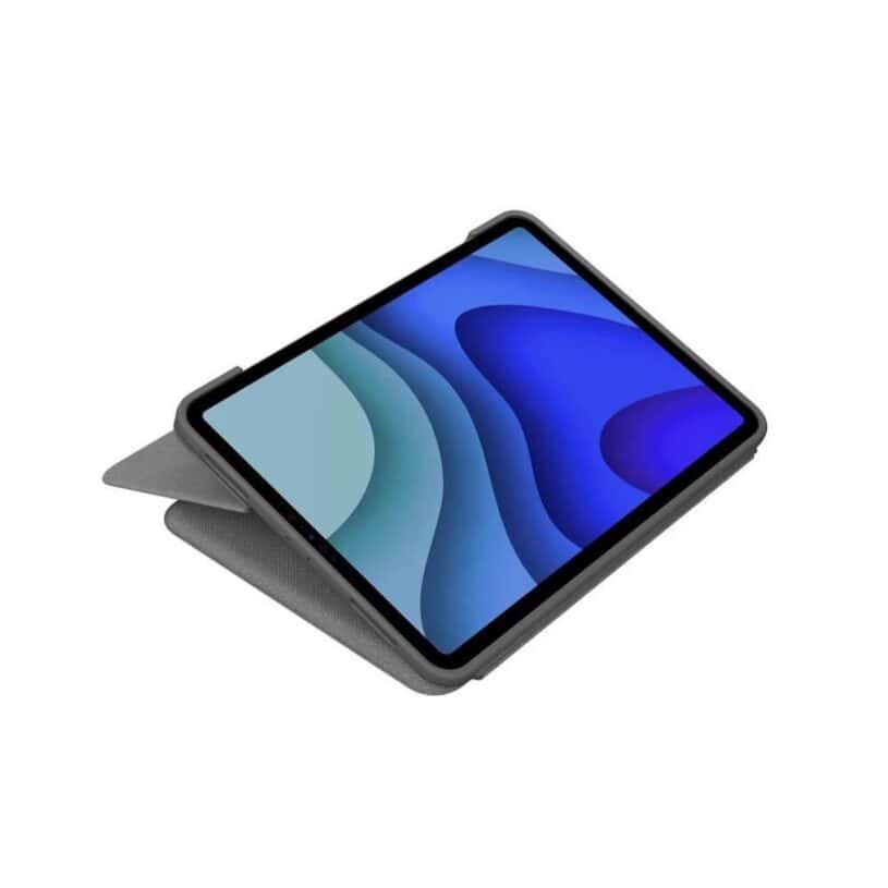 Калъф за клавиатура и тракпад за iPad Pro 11 (2020), iPad Pro 11 (2018), Logitech Folio Touch, Сив - Image 4