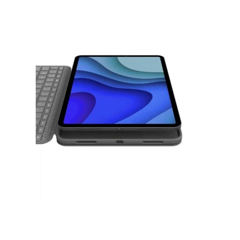 Калъф за клавиатура и тракпад за iPad Pro 11 (2020), iPad Pro 11 (2018), Logitech Folio Touch, Сив - Image 8