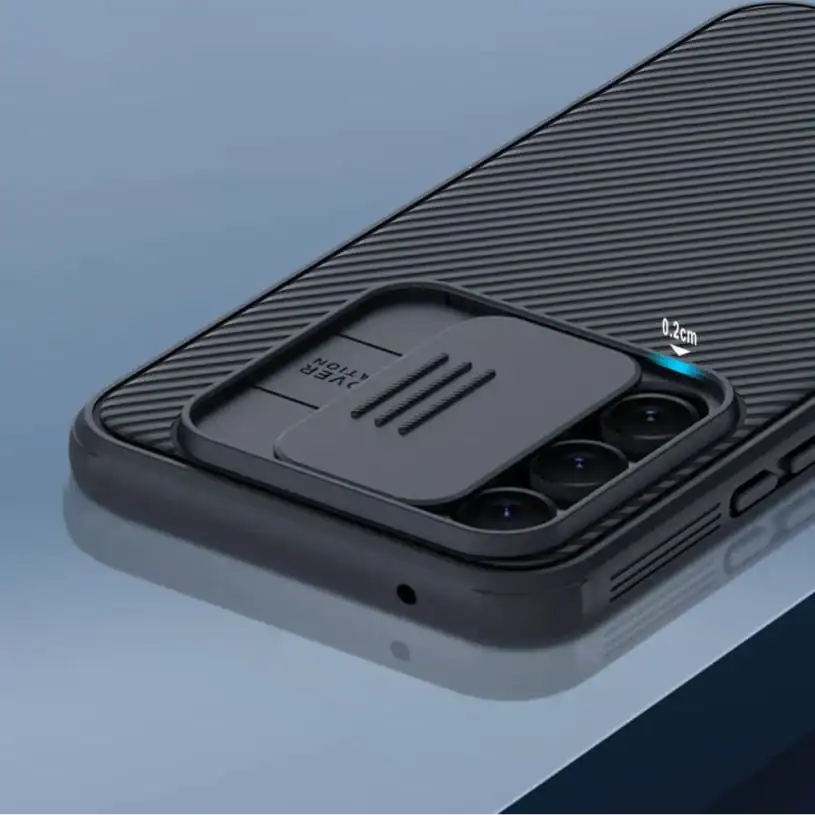 Nillkin CamShield Pro: Защитен Кейс за Samsung Galaxy A54 5G в Черно - Image 2