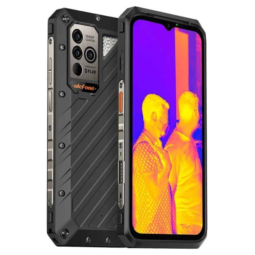 Смартфон Ulefone Armor 19T 17 GB 256 GB, Черен