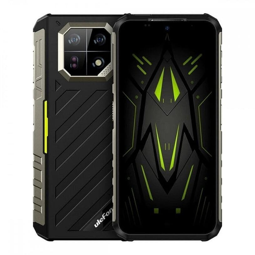 Смартфон Ulefone Armor 22 8 GB 128 GB, Черен/Зелен - Image 3