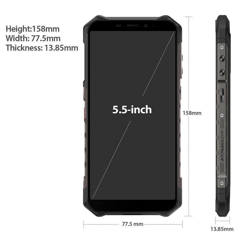 Смартфон Ulefone Armor X9 Pro 4 GB 64 GB, Черен - Image 5