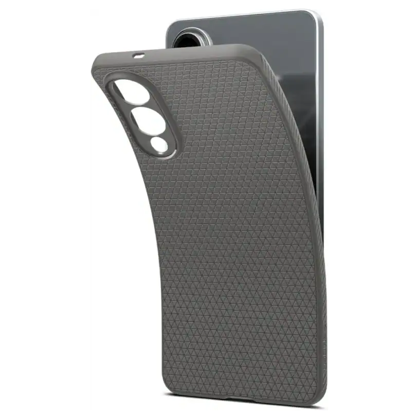 Spigen Liquid Air Калъф за Samsung Galaxy S25 Edge, мраморно сив - Image 6