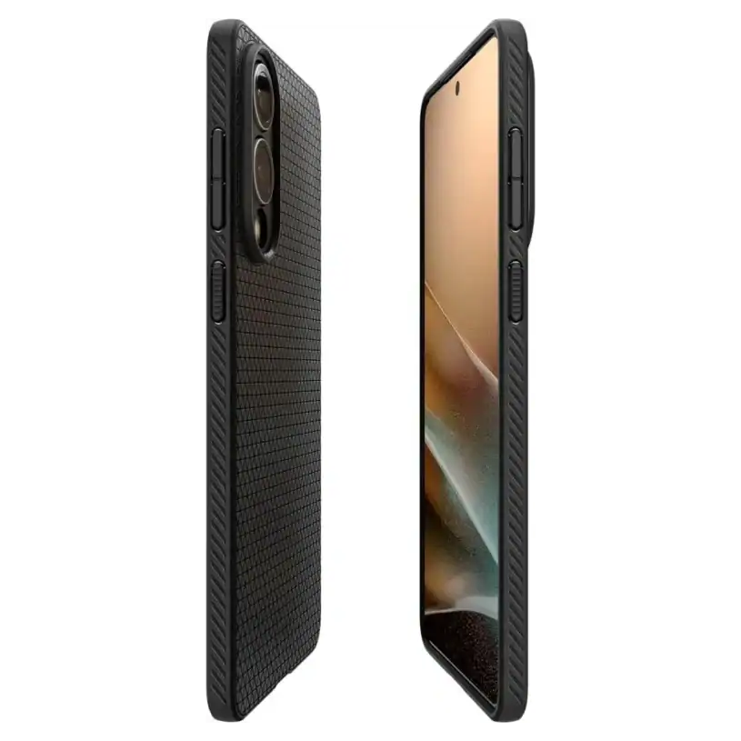Spigen Liquid Air Калъф за Samsung Galaxy S25 Edge, матово черен - Image 7