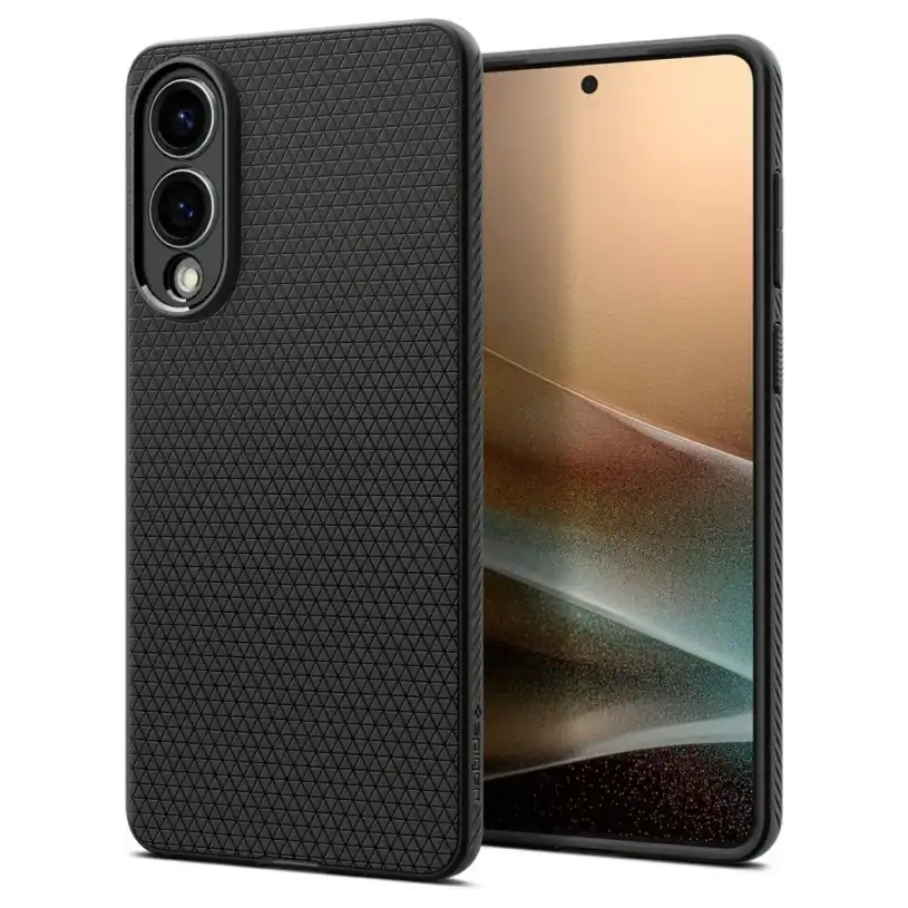 Spigen Liquid Air Калъф за Samsung Galaxy S25 Edge, матово черен - Image 8