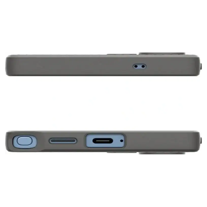 Spigen Liquid Air Калъф за Samsung Galaxy S25 Ultra, мраморно сив - Image 5