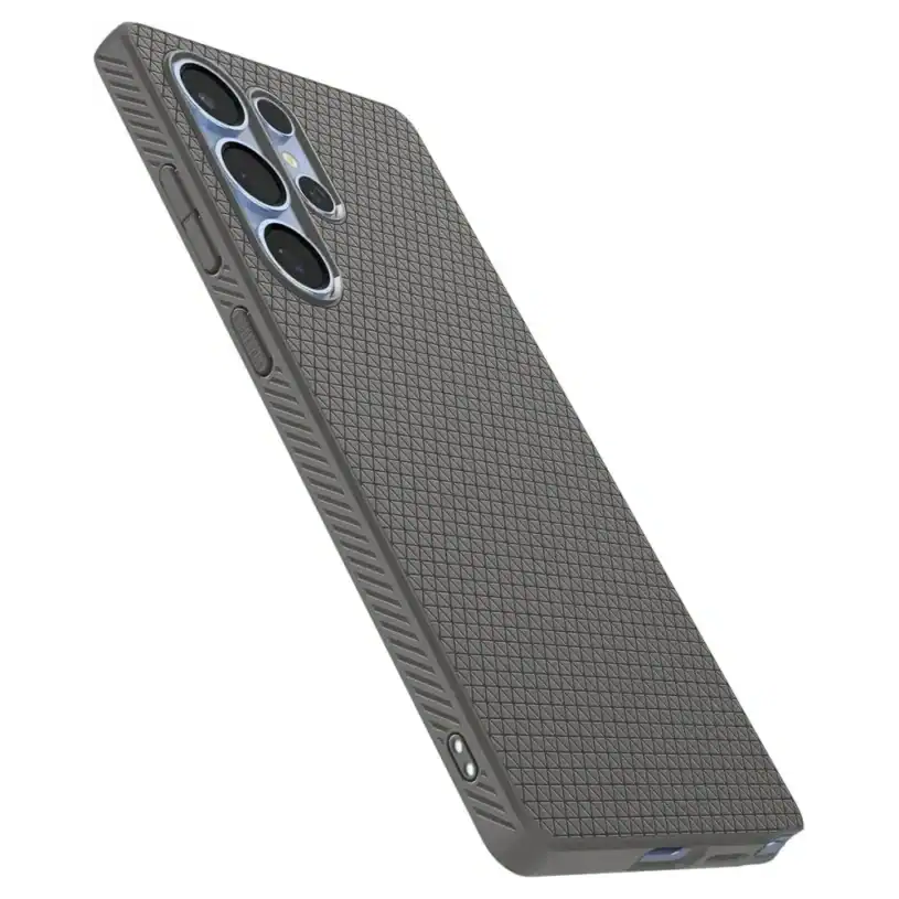 Spigen Liquid Air Калъф за Samsung Galaxy S25 Ultra, мраморно сив - Image 8