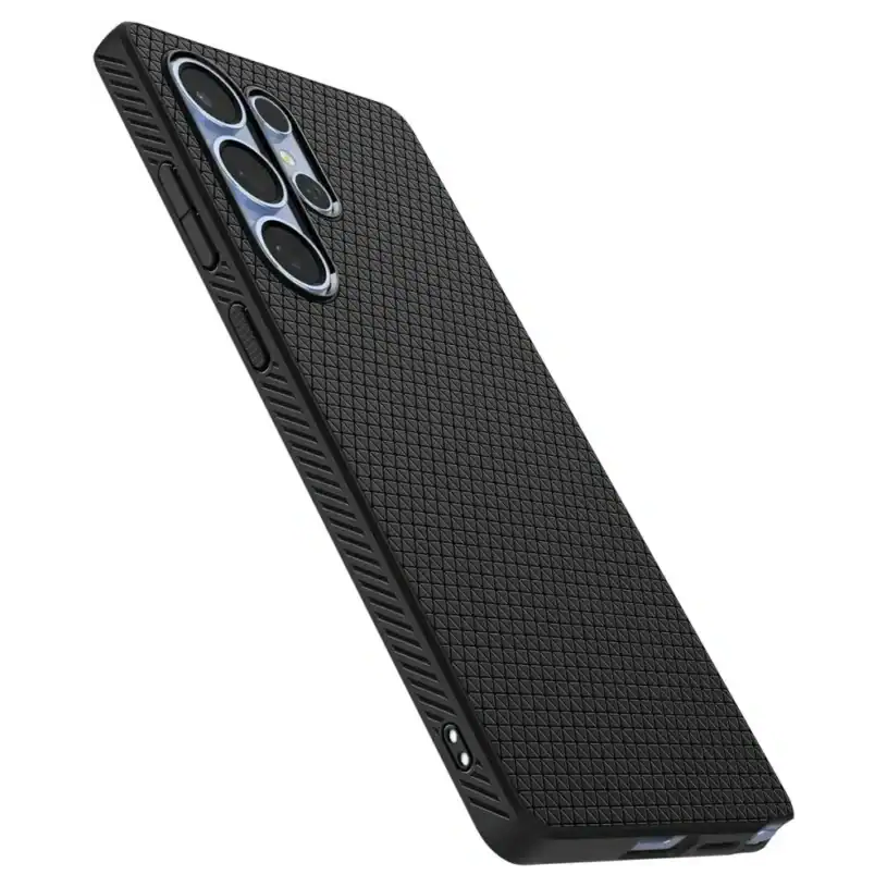 Spigen Liquid Air Калъф за Samsung Galaxy S25 Ultra, матово черен - Image 5