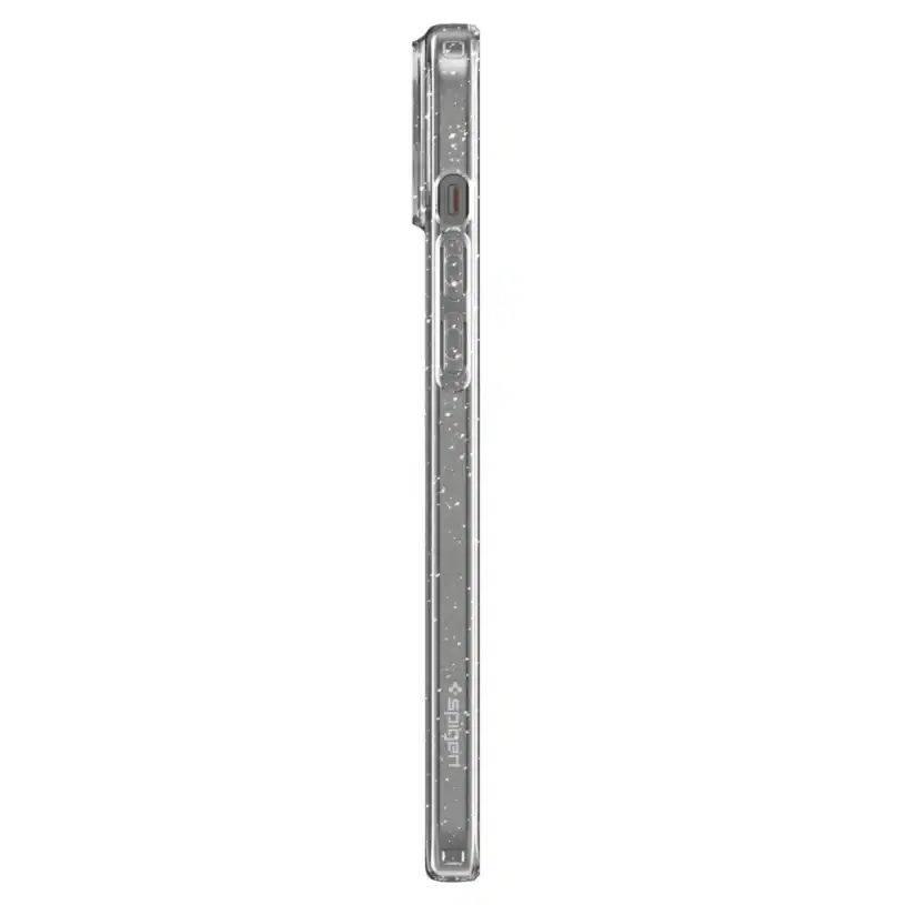 Spigen Liquid Crystal Калъф за Apple iPhone 15, прозрачен с брокат - Image 10