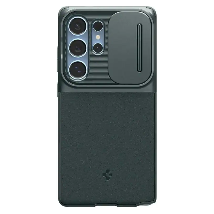 Spigen Optik Armor Калъф за Samsung Galaxy S25 Ultra, бездна зелен - Image 9
