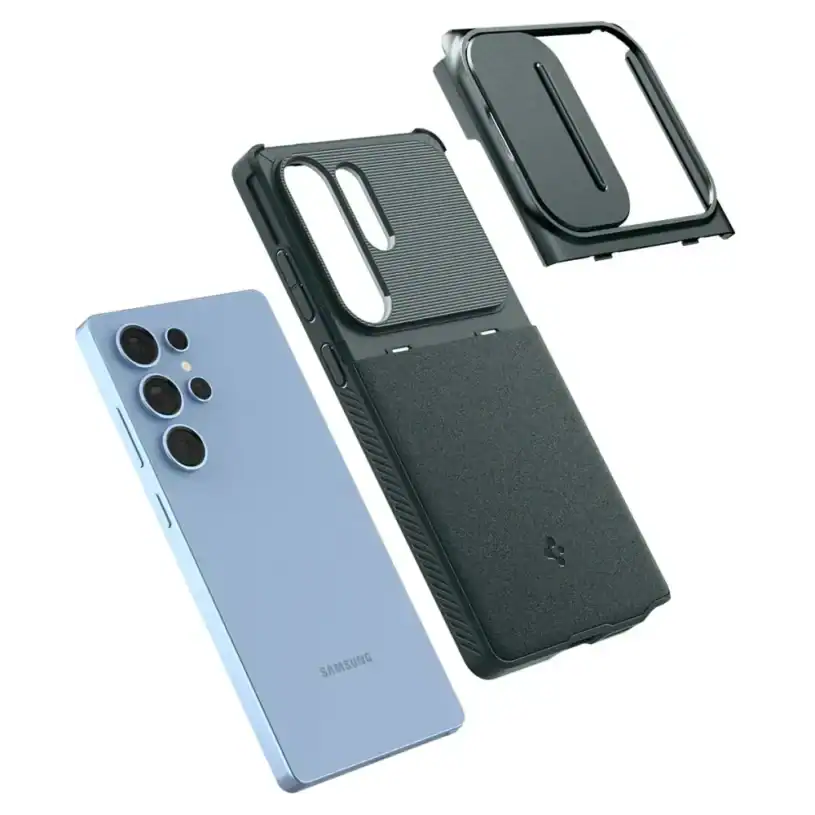 Spigen Optik Armor Калъф за Samsung Galaxy S25 Ultra, бездна зелен - Image 3