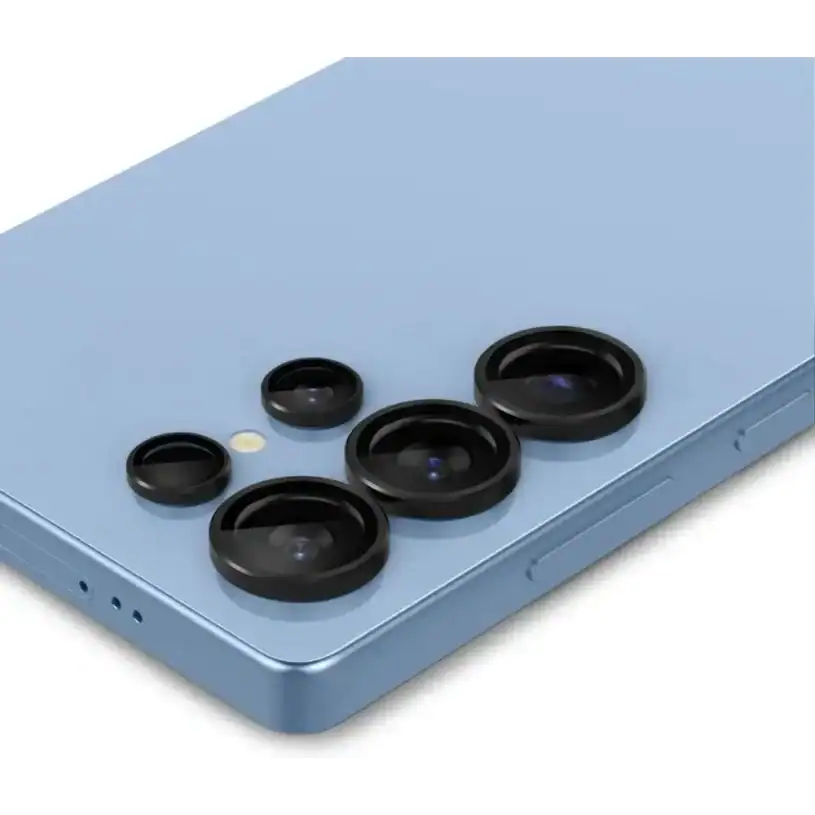 Spigen Optik Pro HD Glas.tr EZ Fit Защита за Камери за Galaxy S25 Ultra, Черна [2 БРОЯ] - Image 4