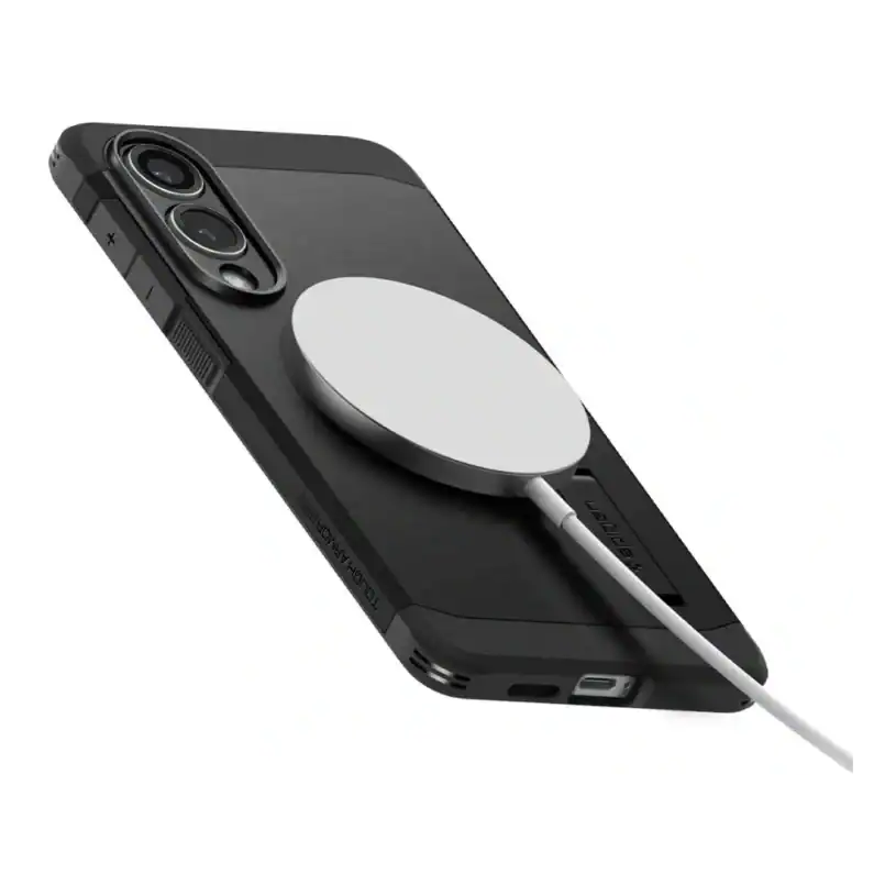 Spigen Tough Armor MagSafe Калъф за Samsung Galaxy S25 Edge, черен - Image 5