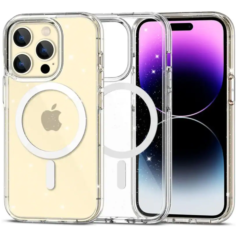 Tech-Protect Flexair MagSafe Калъф за iPhone 15 Pro, Брокат