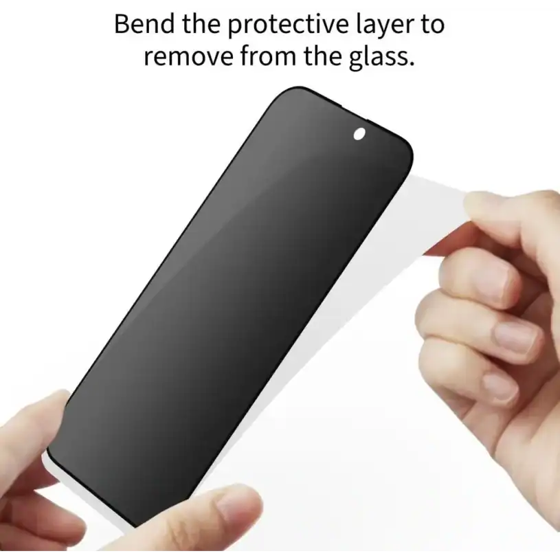 Tech-Protect Glass Spy+ Защитно Стъкло за Samsung Galaxy S25 Edge Privacy [2 броя] - Image 5