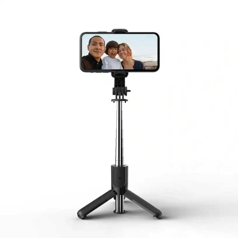 Tech-Protect L02s Безжичен Селфи Стик Трипод, черен - Image 6