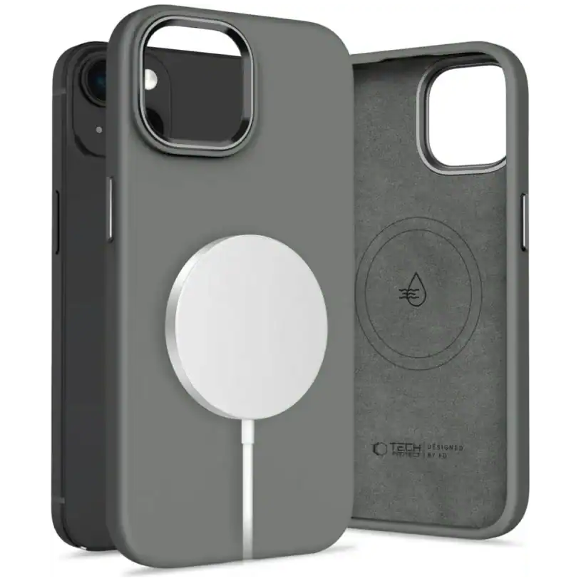 Tech-Protect Silicone Pure MagSafe Калъф за Apple iPhone 15, глина