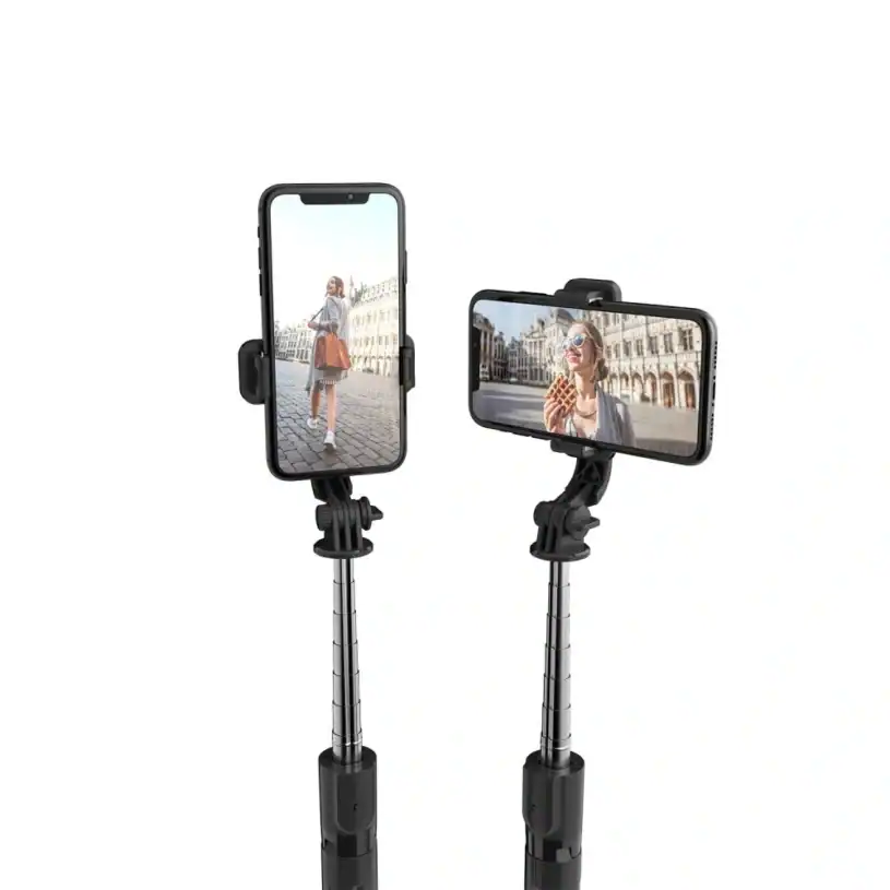 Tech-Protect L02s Безжичен Селфи Стик Трипод, черен - Image 3