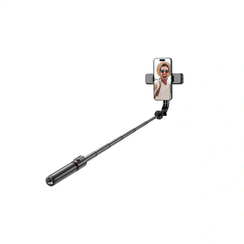 Tech-Protect L05s Безжичен Селфи Стик Трипод & LED Светлина, черен - Image 7