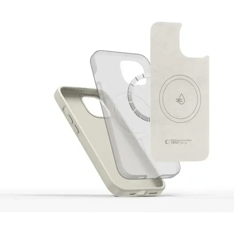 Tech-Protect Silicone Pure MagSafe Калъф за Apple iPhone 15, космическа лате - Image 3