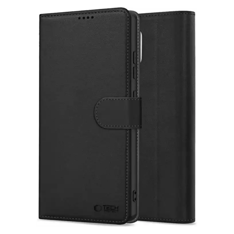Tech-Protect Wallet Калъф Портфейл за Samsung Galaxy S25 Edge, черен - Image 3