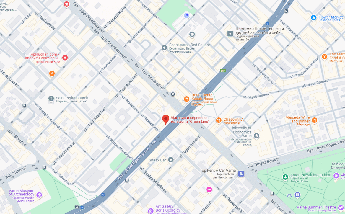 Mao direction to Greenline Mobile shop and repair center
